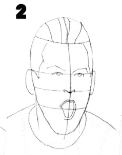 En el segundo paso se comienza a ver los rasgos del argentino.