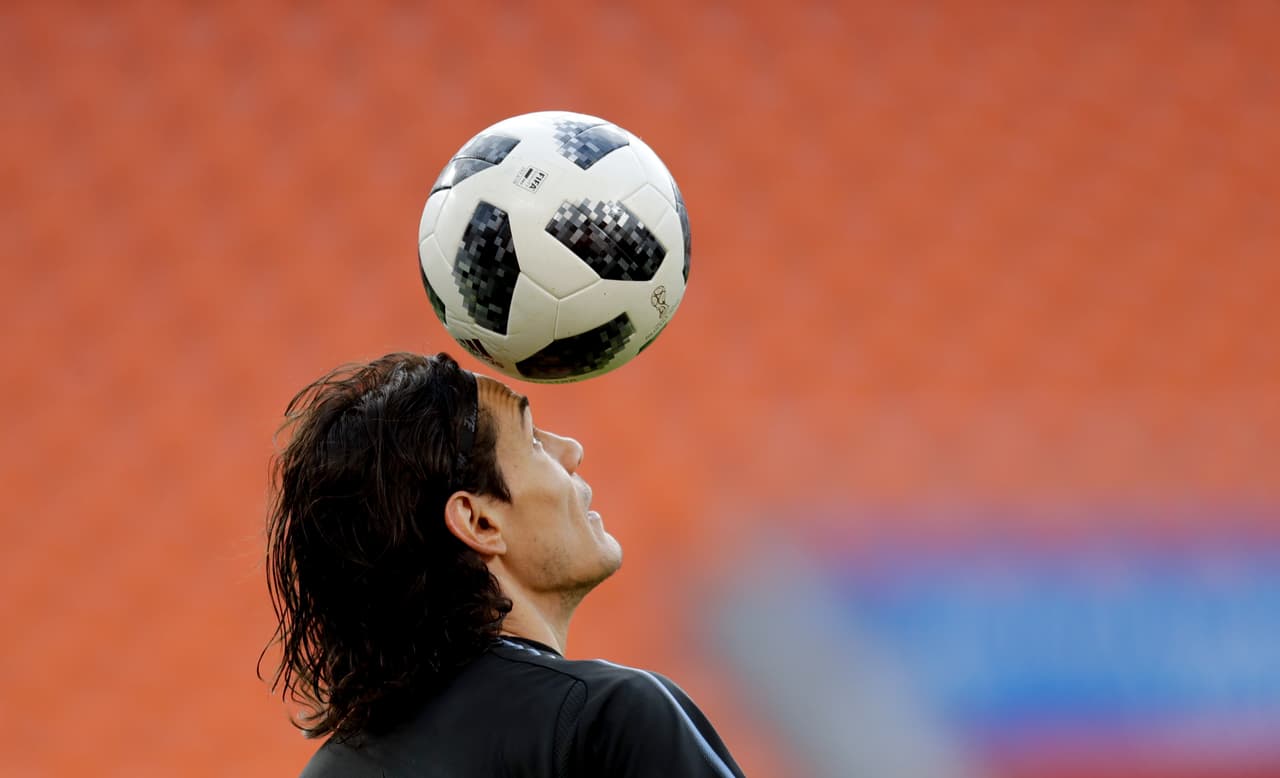 Al igual que Suárez, Cavani espera estrenarse en este Mundial con uno o más goles para apoyar la causa de la celeste.