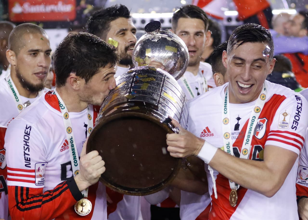 Así, Alario ayudó a River Plate a ganar su segunda Copa Libertadores de América.
