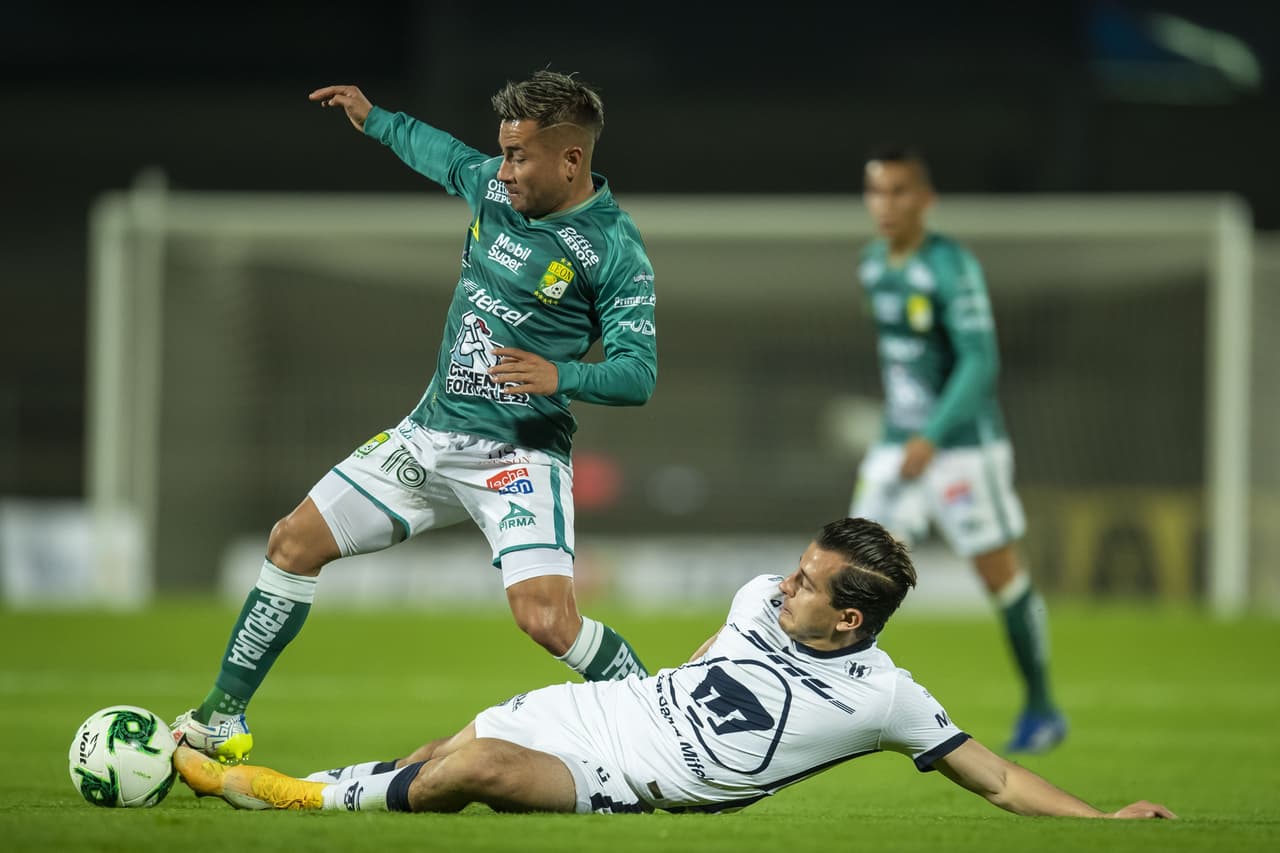 Con anotaciones de Carlos González y Emanuel Gigliotti, Pumas y León arrancan la final del Guard1anes 2020 con empate en Ciudad Univeristaria.