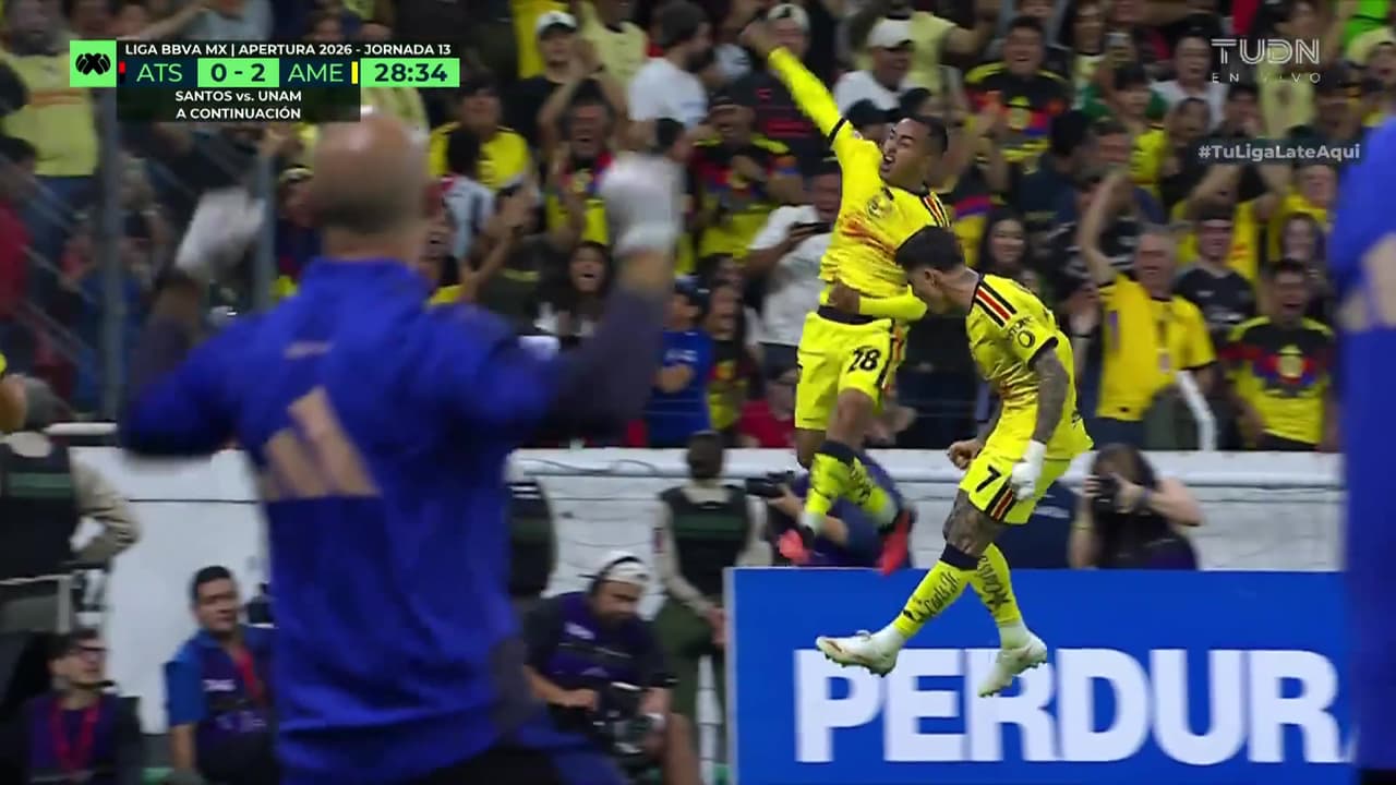 ¡Es el Real Madrid de México! Jugadón del América y golazo de Chiquito Sánchez