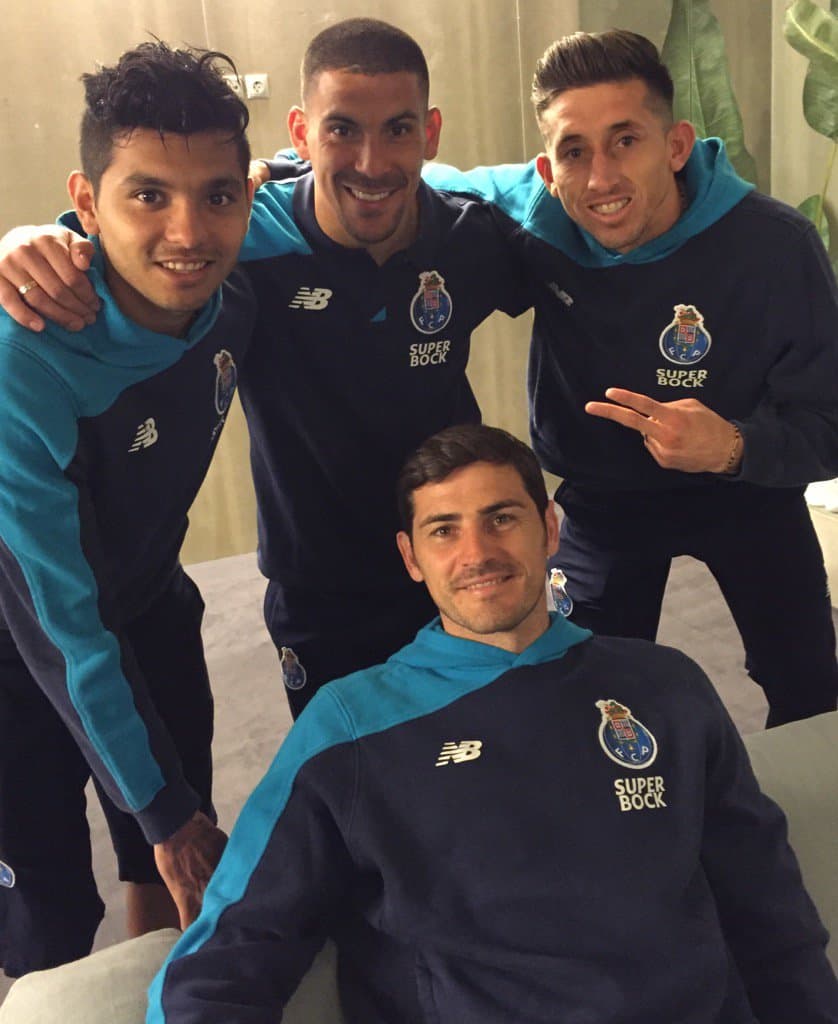 Iker se lleva muy bien con los mexicanos 'Tecatito', Herrera y Layún.