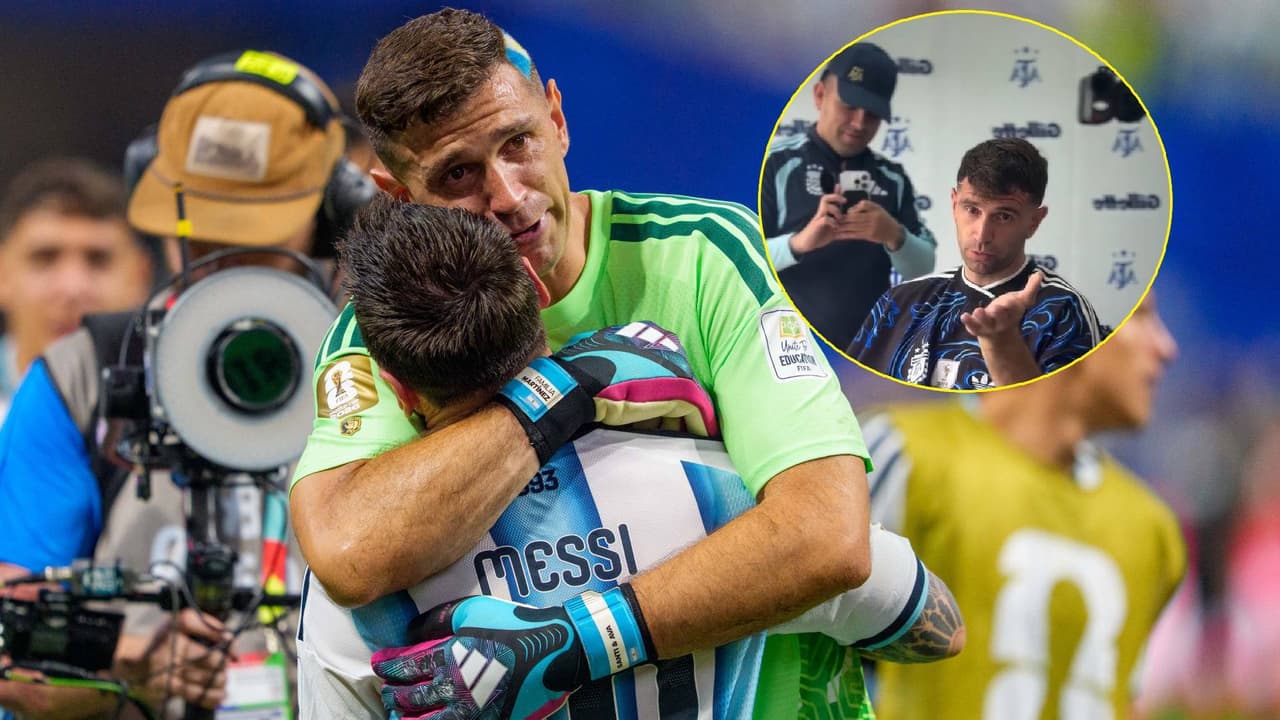 ¡Cuánta elegancia! Dibu presume look para el adiós a Messi