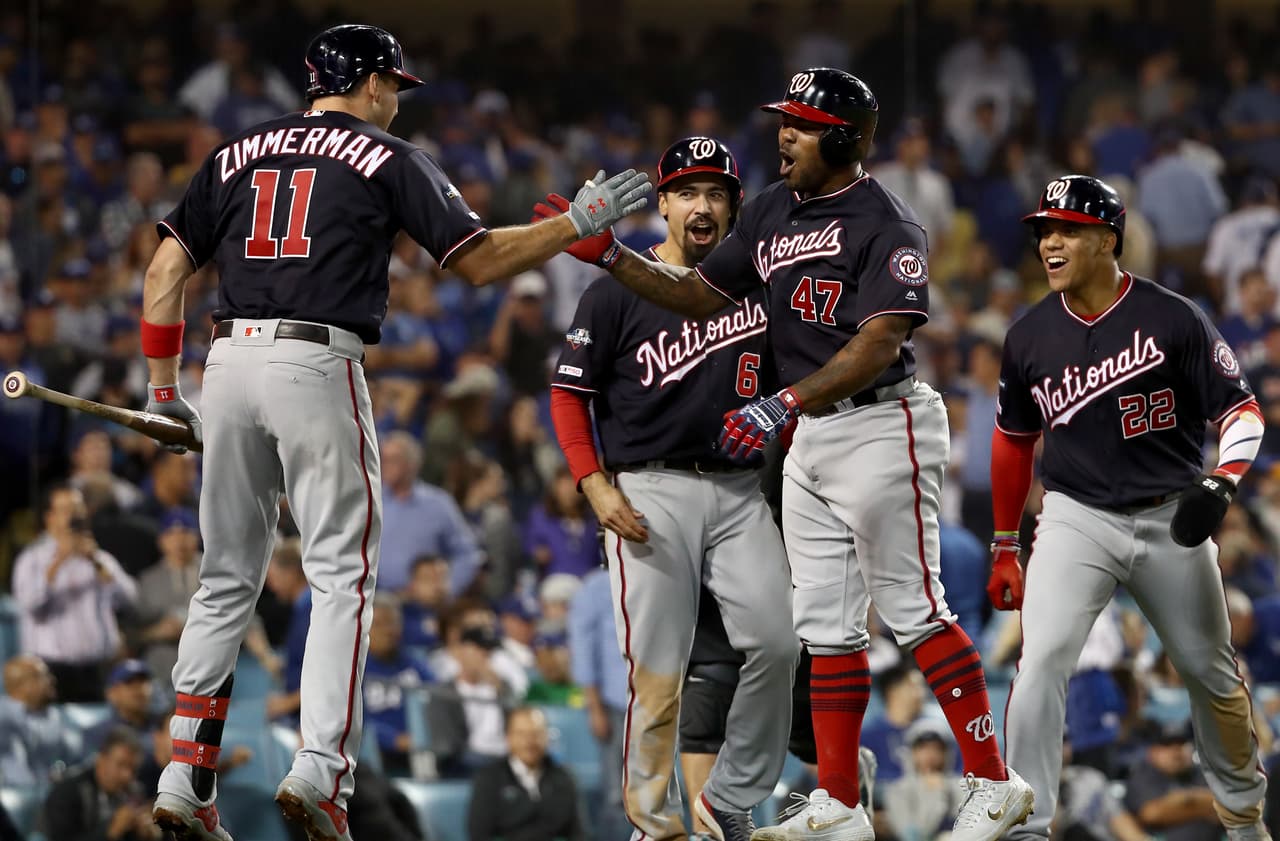 Washington Nationals gana la Serie Divisional 7-3 a Los Angeles Dodgers.