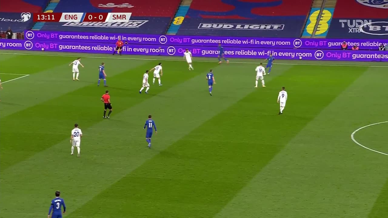 ¡Ya gana Inglaterra! James Ward-Prowse pone el 1-0 sobre San Marino 