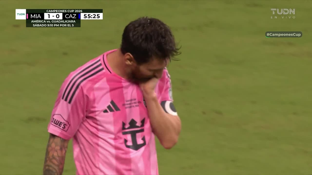 ¡Goooool de Messi! Cae el segundo del Inter a Cruz Azul pero lo anulan