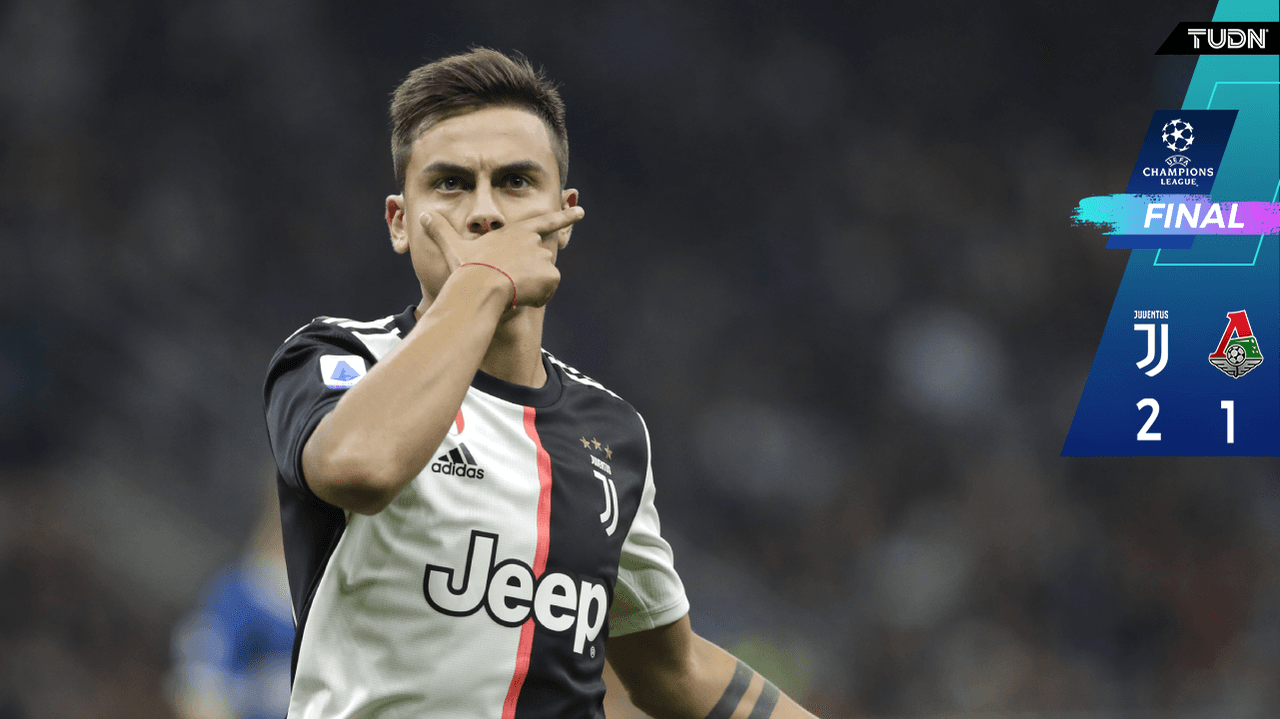 Paulo Dybala salvó a la Juventus de perder ante Lokomotiv Moscú.