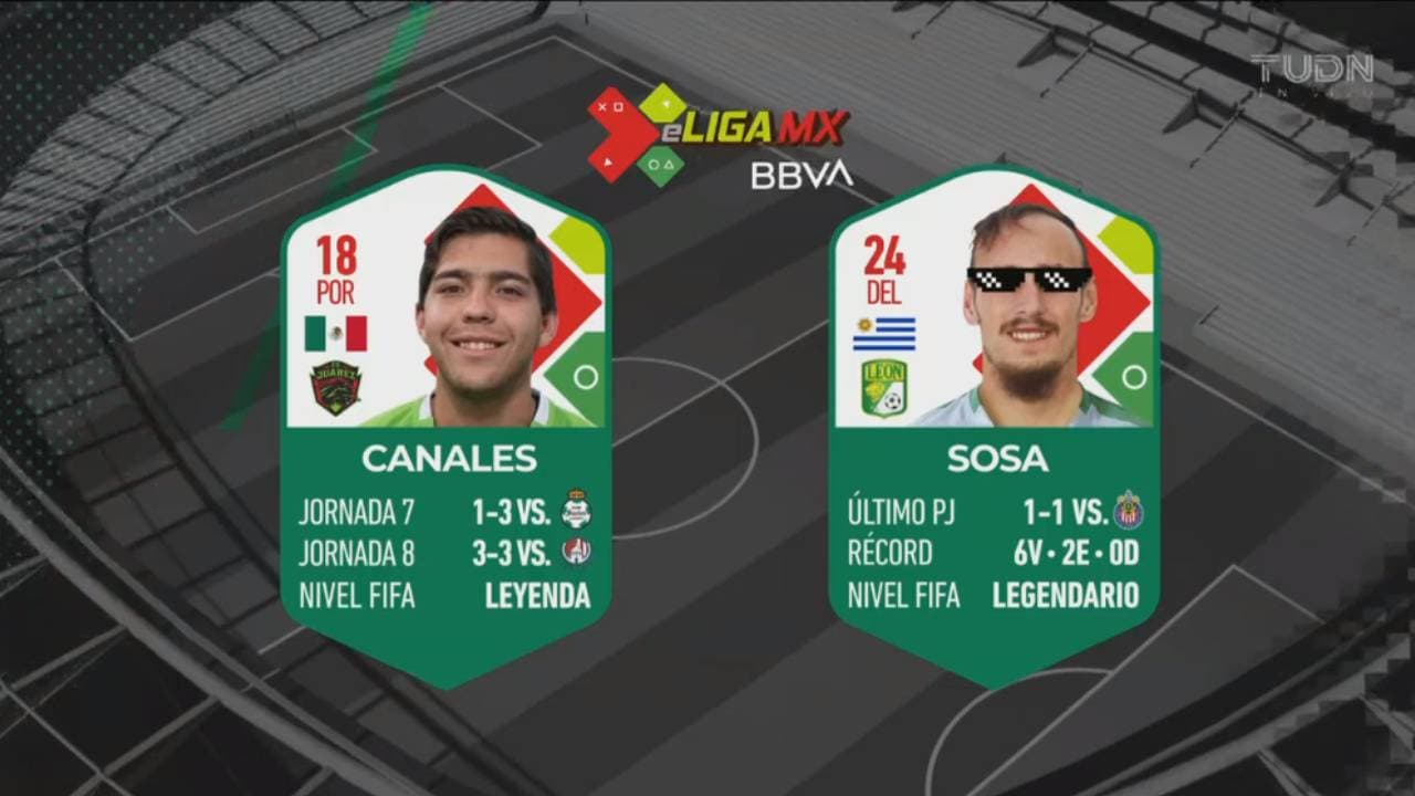 Juárez 0-4 León | eLiga MX | Marco Canales cayó 0-4 ante Nicolás Sosa, quien colecciona goleadas en el futbol virtual.