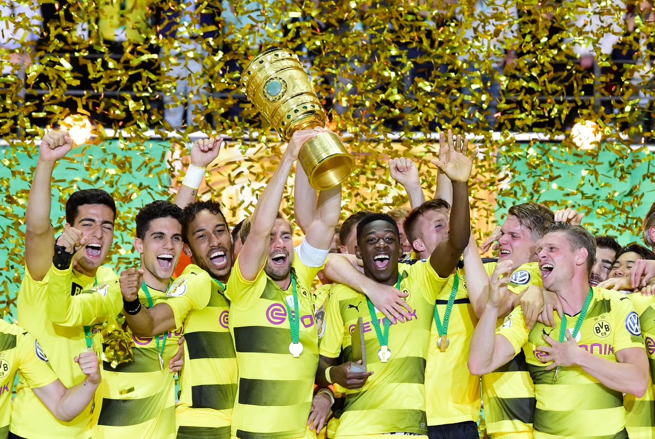 Borussia Dortmund se impuso 2-1 contra Eintracht Frankfurt en la final de la Copa de Alemania, con lo que le quitó la posibilidad al equipo del mexicano Marco Fabián de asistir la próxima temporada a Europa League.