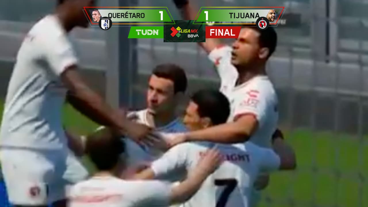 ¡Con picotazos y mordidas! Gallos y Xolos empatan en la eLiga MX