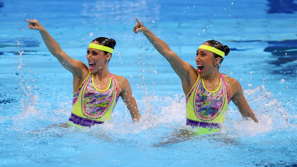 Mexicanas Diosdado y Jiménez se meten en la final de natación artística
