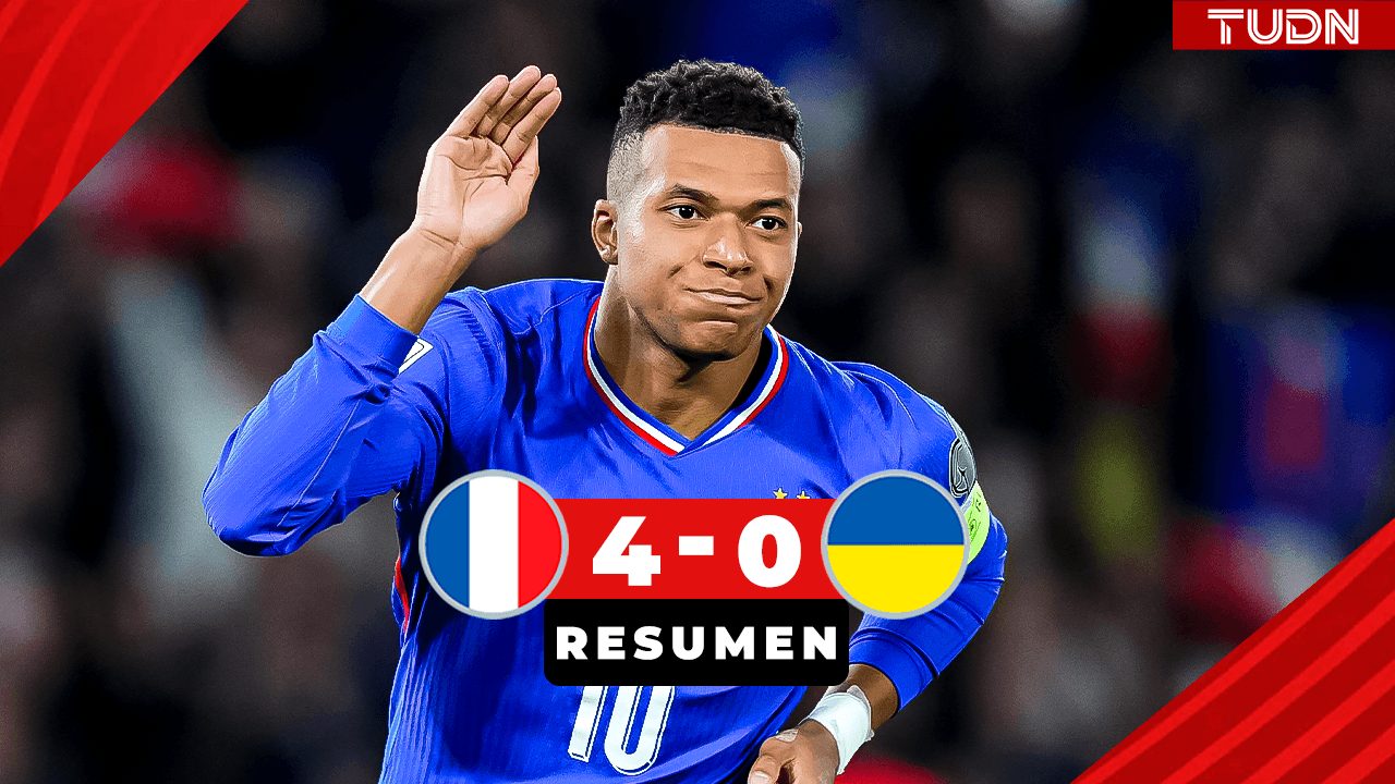 Francia clasifica al Mundial 2026 con goleada a Ucrania de la mano de Mbappé