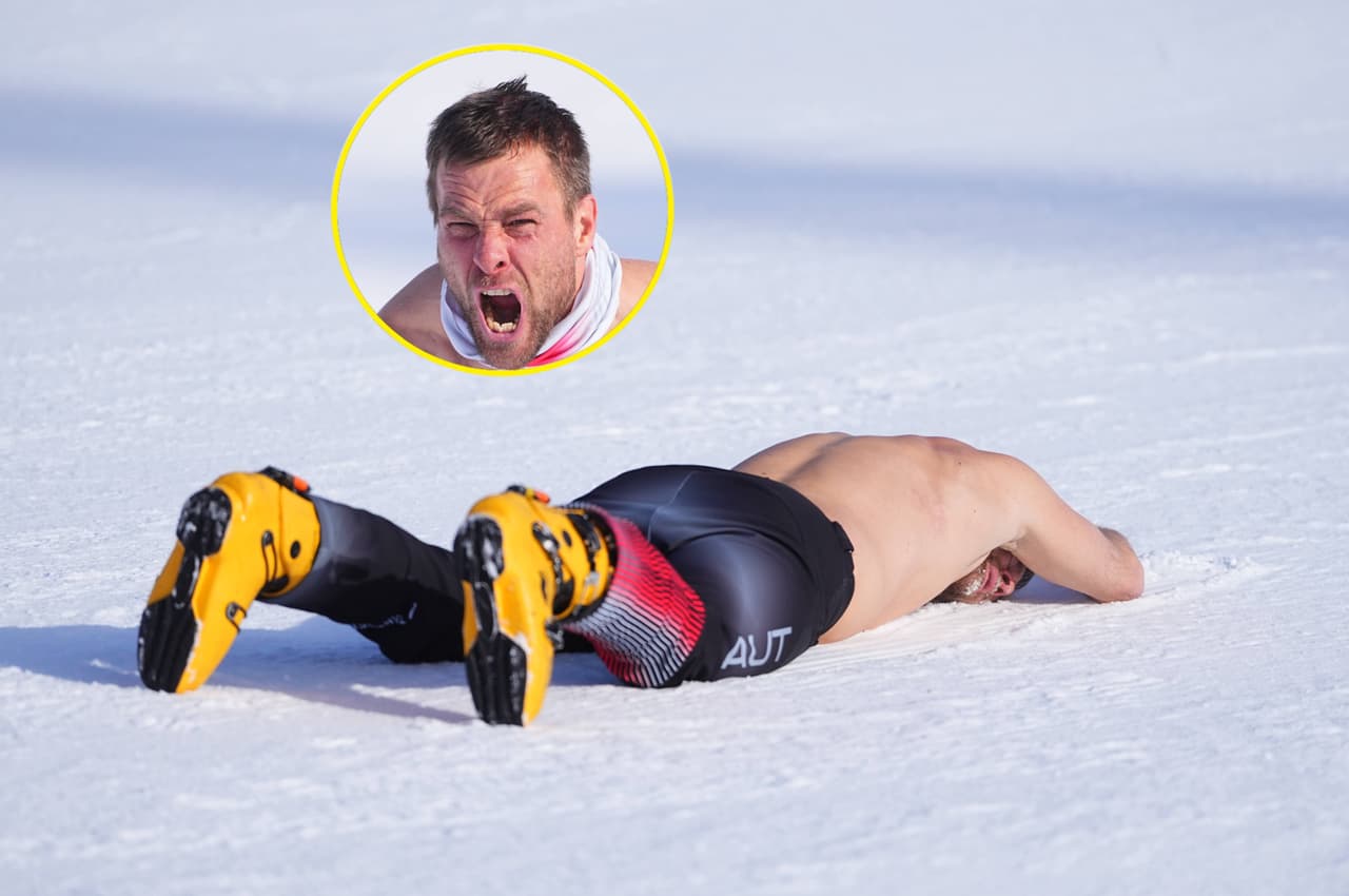¡Sin miedo! Benjamin Karl celebra oro en snowboard con el torso desnudo