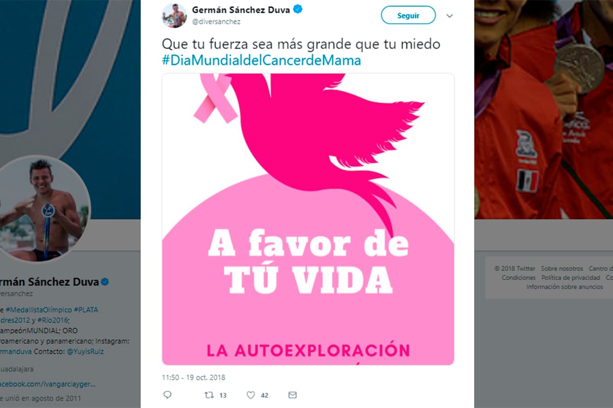 El clavadista mexicano Germán Sánchez Duva.