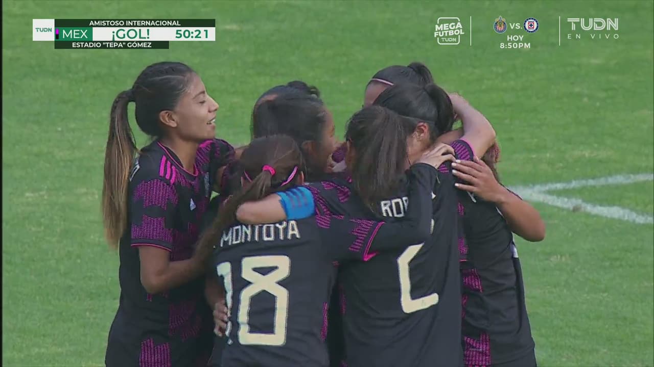 ¡Ya es goleada! María Sánchez pone el 4-1 del Tricolor Femenil