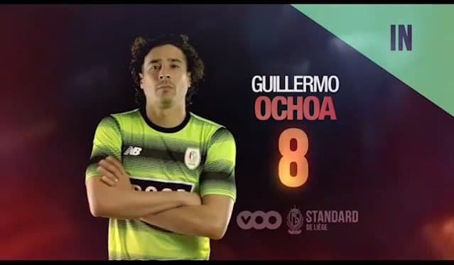 Guillermo Ochoa dejó el collarín, recibió gol y el Standard Lieja derrotó al Kortrijk