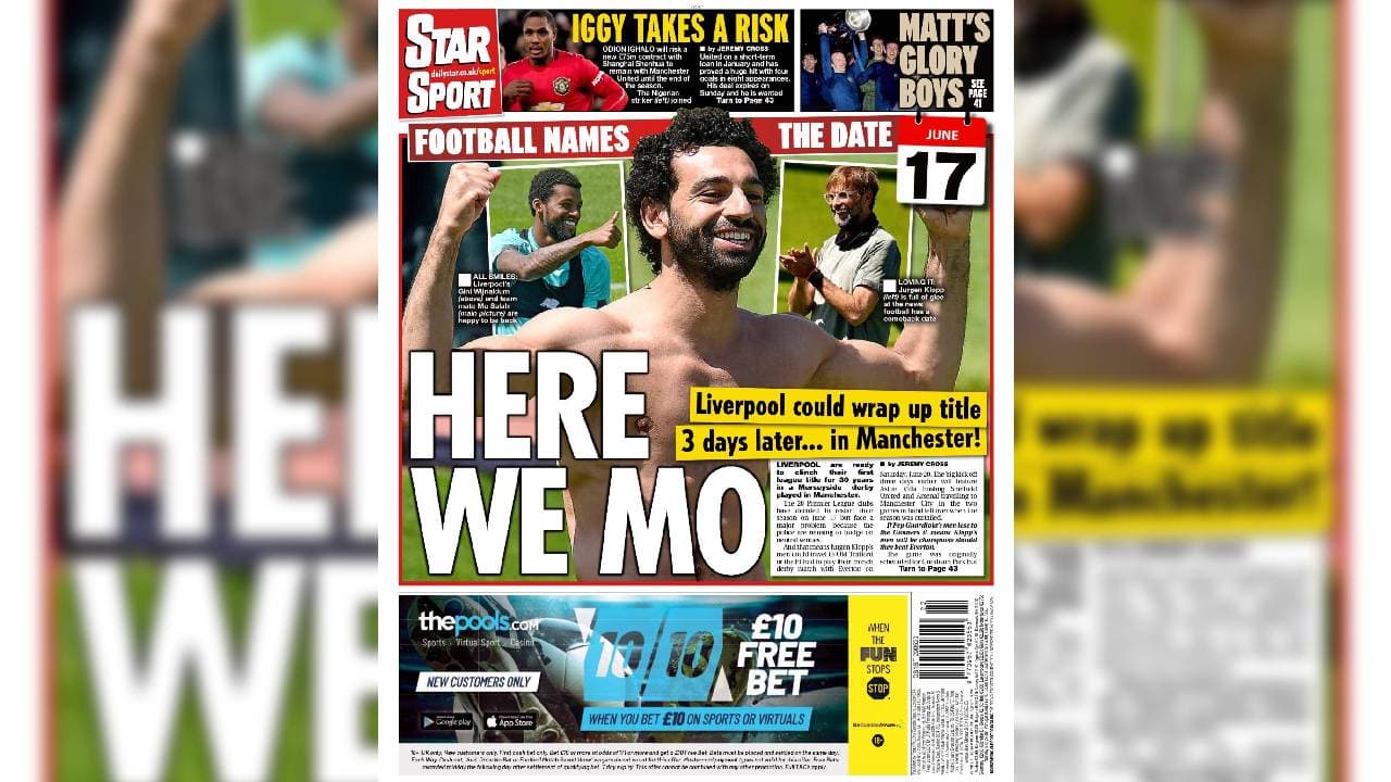 Los tabloides ingleses divulgan la noticia del regreso del máximo circuito del futbol inglés.