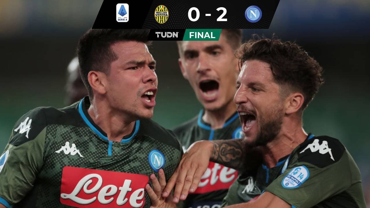 ¡Volvió como los grandes! Gol de Chucky Lozano con el Napoli