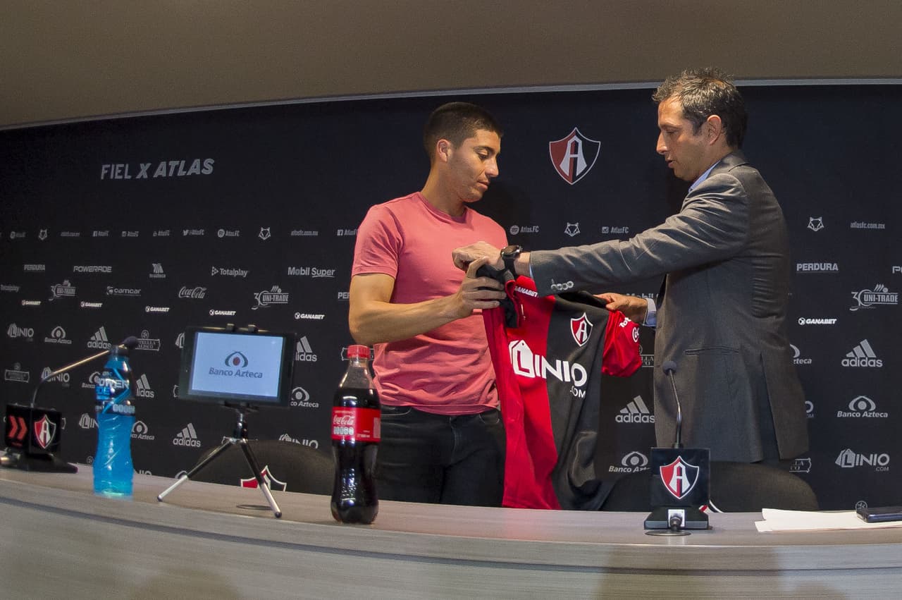 El jugador llegó como refuerzo para este semestre pero solo hasta ahora fue presentado de manera oficial con el equipo rojinegro.