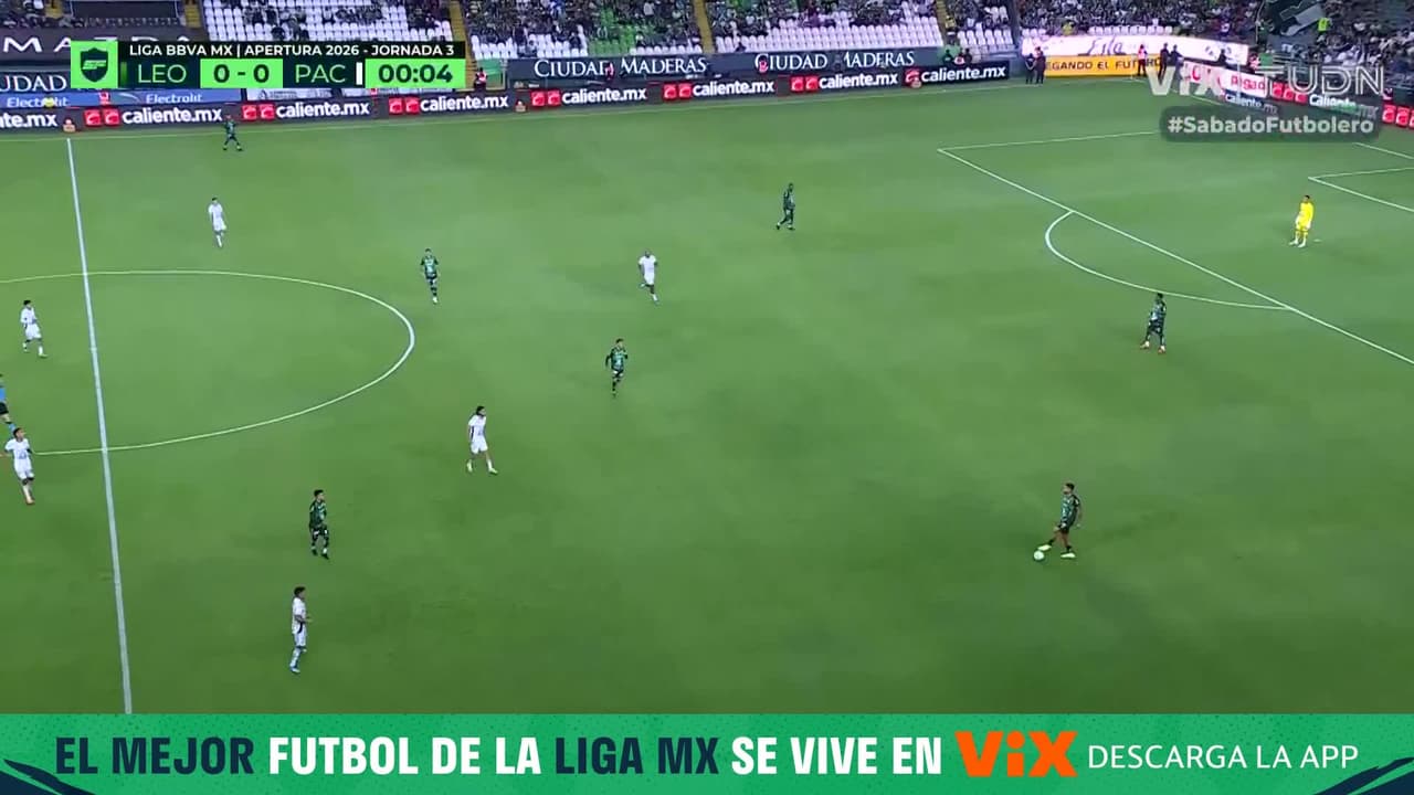 ¡Arranca el partido entre León vs. Pachuca! EN VIVO de la Jornada 3 del Apertura 2026