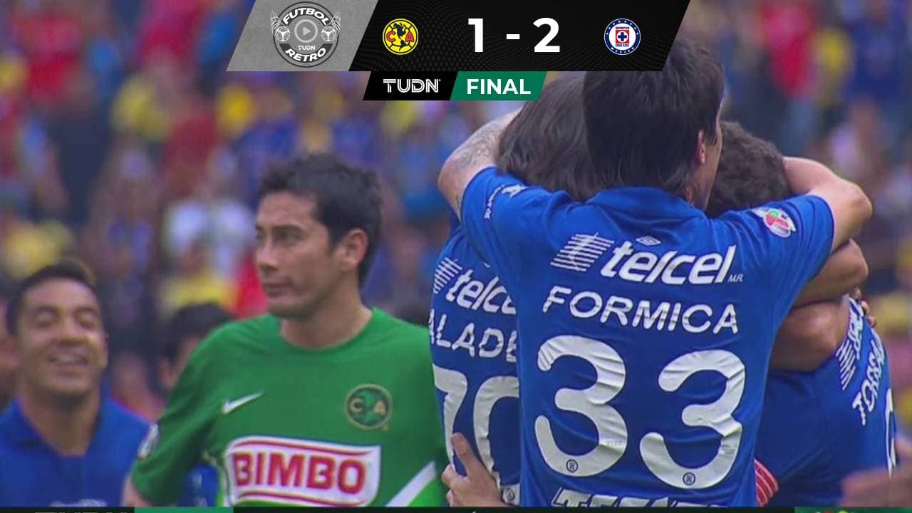 El día que Cruz Azul le ganó a un América vestido de verde

