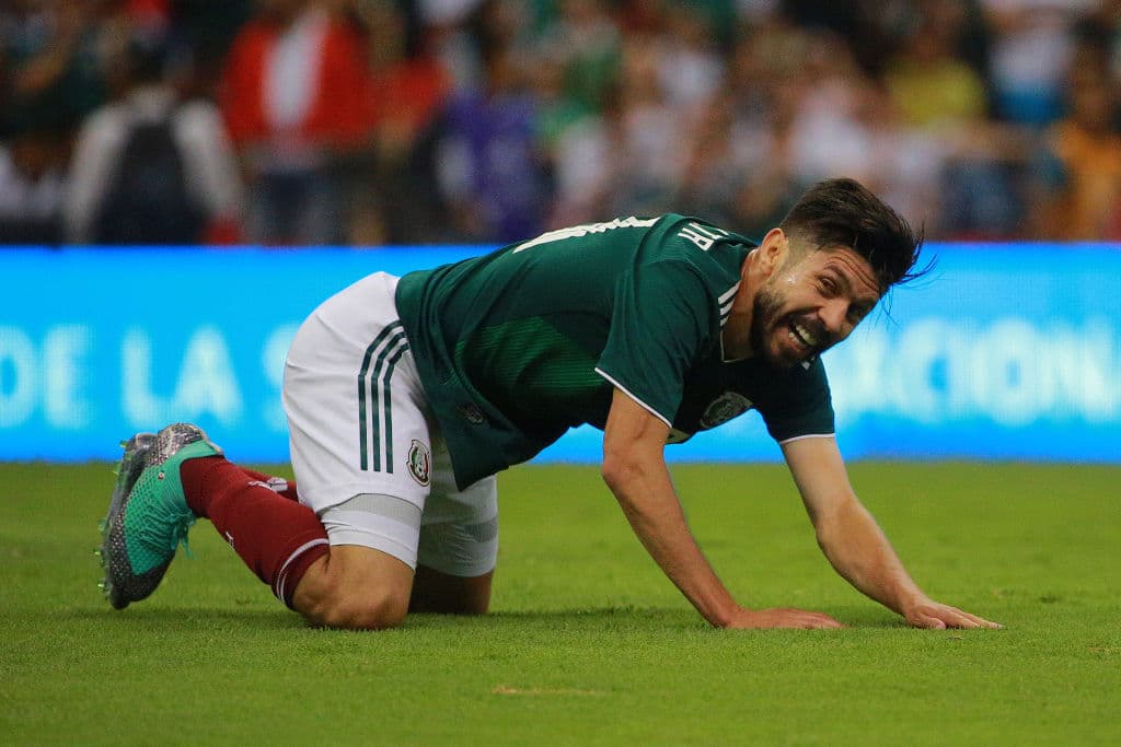 Fueron 67 partidos con la selección mayor y 25 goles. Con el Tri olímpico la memorable actuación del oro en Londres 2012. El delantero del América se despide de la selección tras Rusia 2018.
