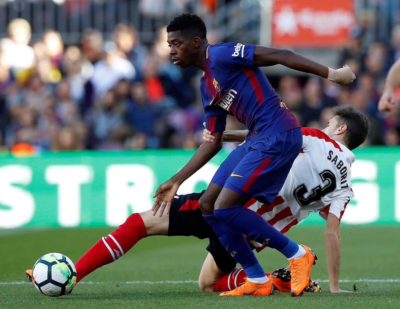 Con Ousmane Dembélé el Barça le inyectoó velocidad y gambeta a su extremo derecho.
