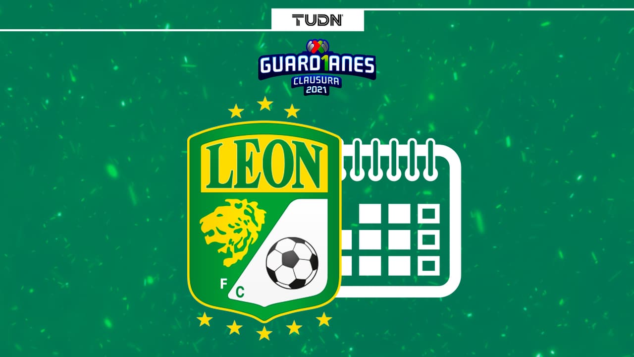 Calendario León para el Guard1anes 2021.