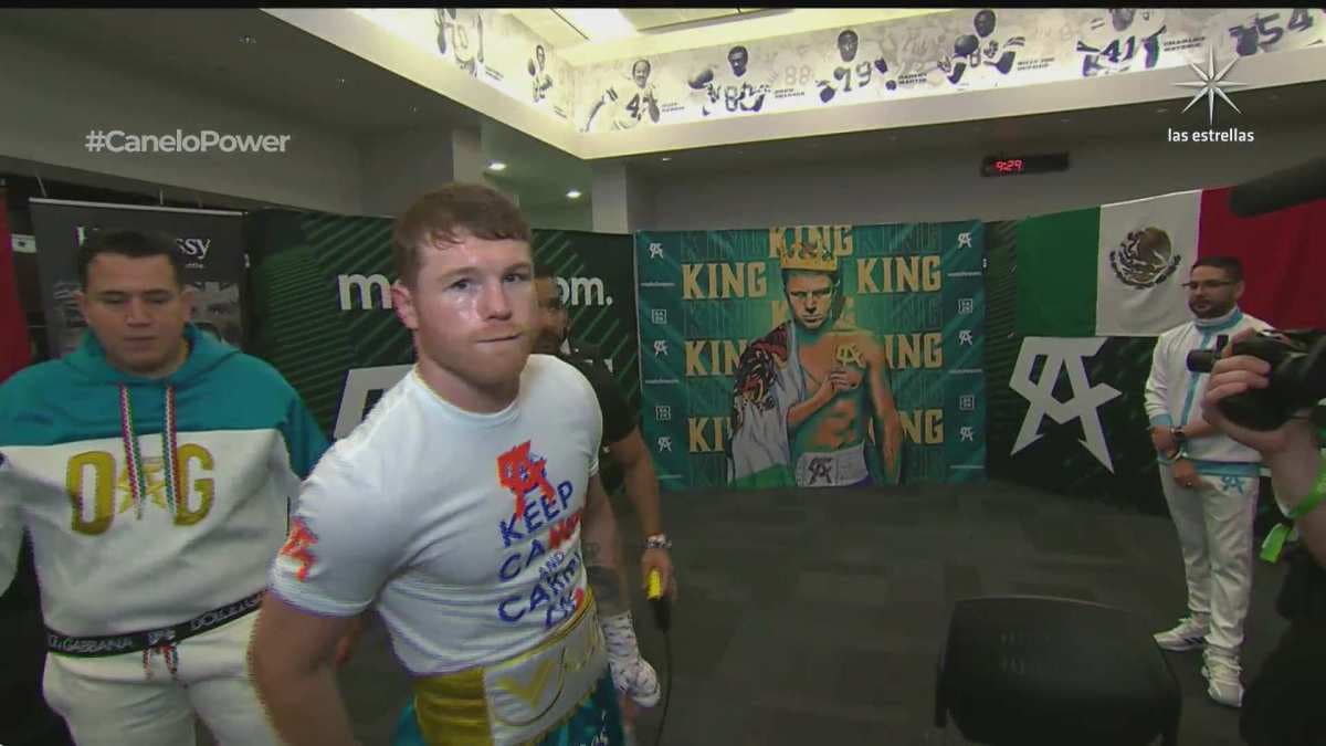 Canelo se burla de Saunders con playera