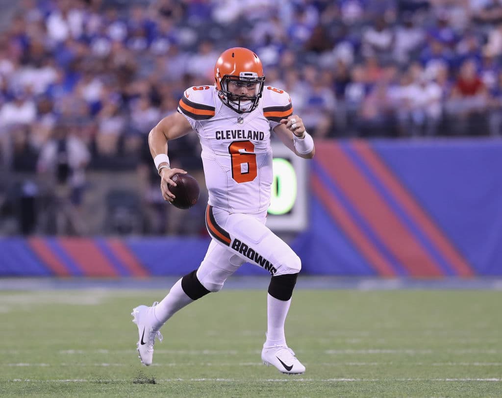 3) 
<b>Baker Mayfield, QB</b>. El historial de los Cleveland Browns de echar a perder sus selecciones de primera ronda podría cambiar con Baker. El joven QB parece tener un elixir para revertir la tendencia.