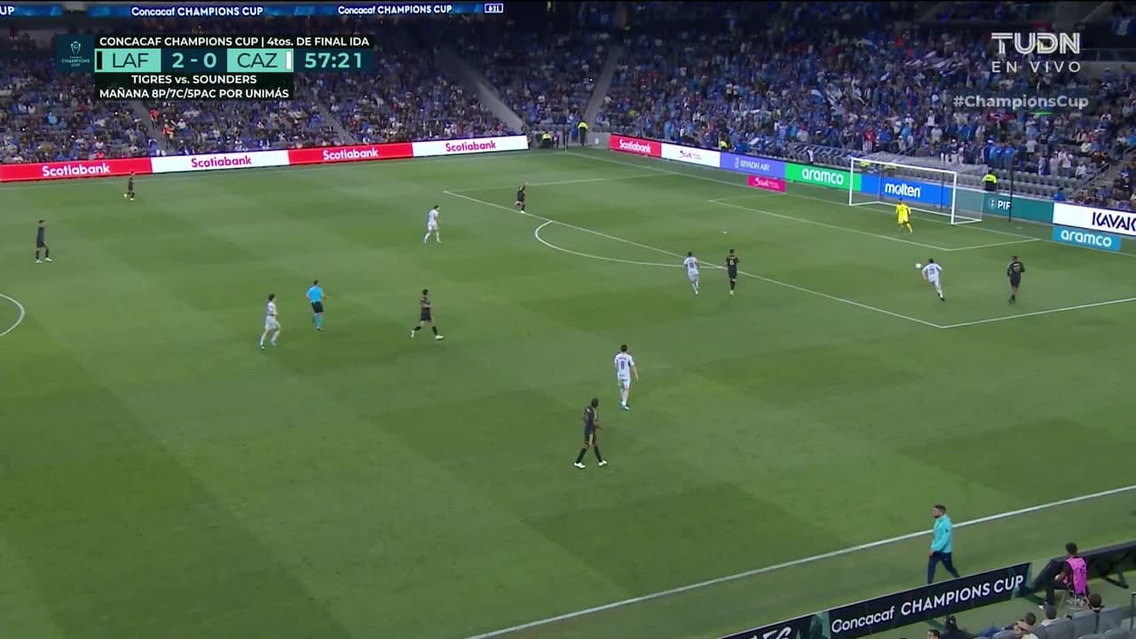 ¡GOL!  anota para LAFC. David Martínez
