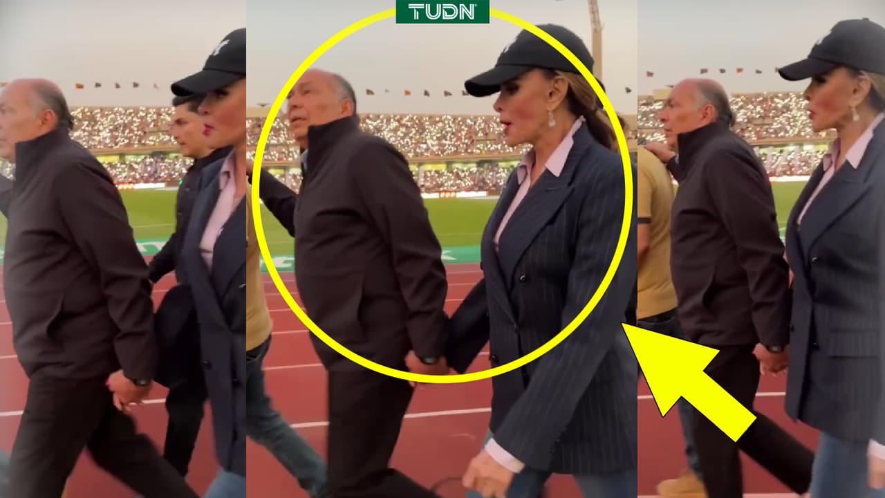 Papá de 'Checo' Pérez acude a ver a Pumas con famosa