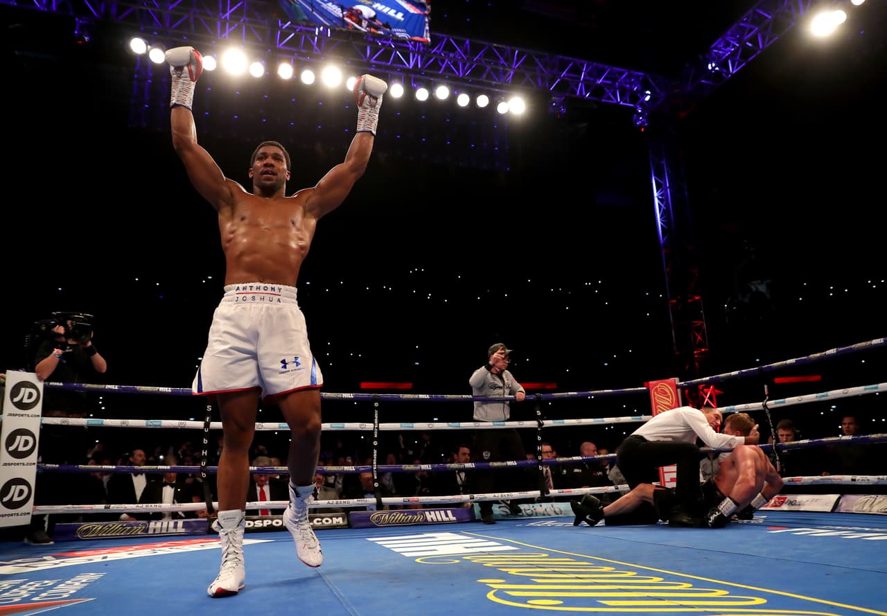Anthony Joshua vuelve a hacer de las suyas: noquea a Povetkin en 7 asaltos