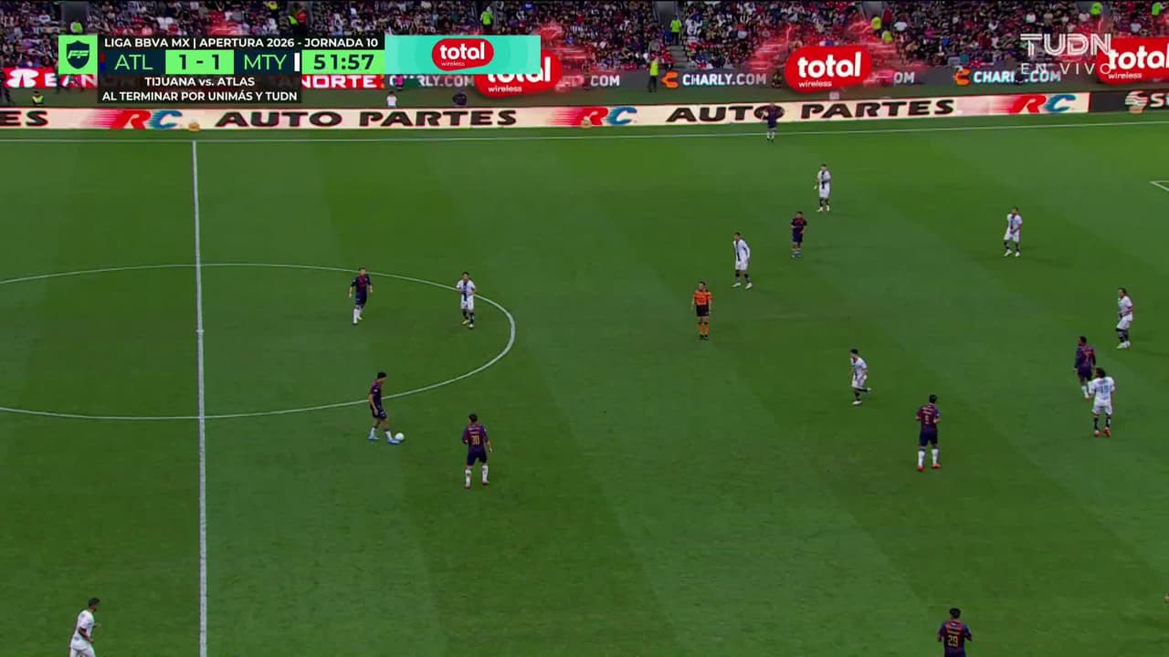 ¡GOL!  anota para Atlante. Luis Calzadilla