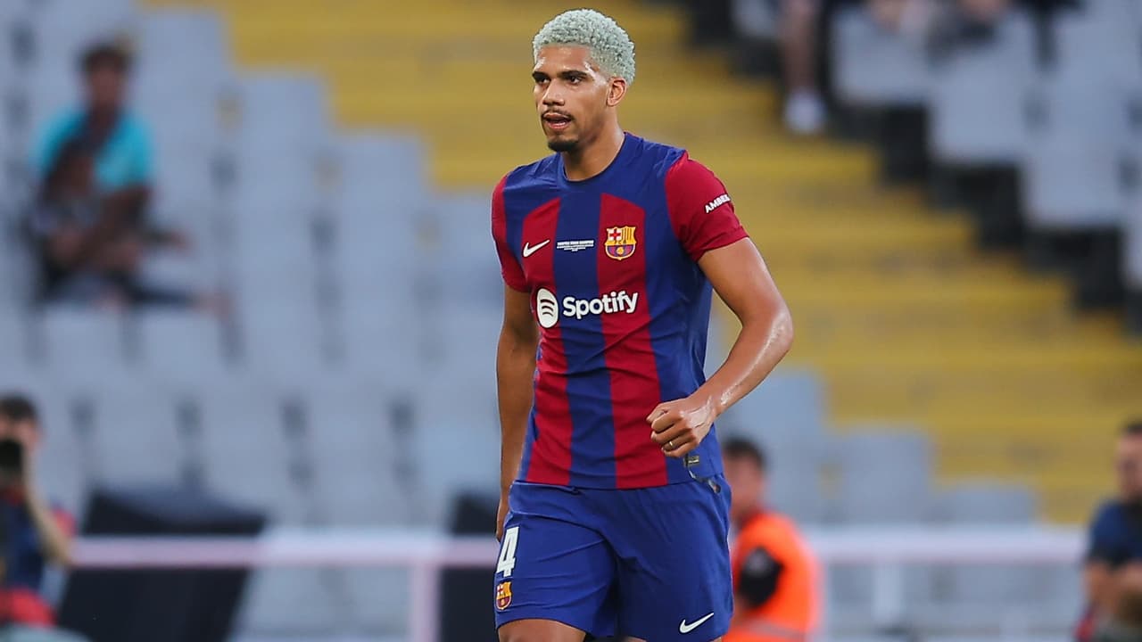 ¡Buenas nuevas! Barcelona recupera a Araújo para Champions League