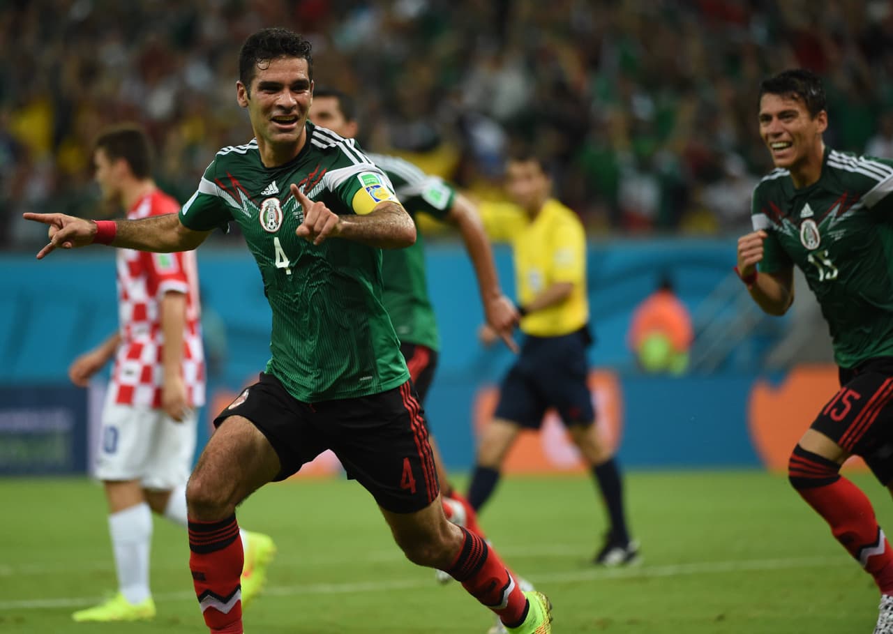 11. Rafael Márquez (México 3-1 Croacia en Brasil 2014) - 35 años, 4 meses y 10 días.