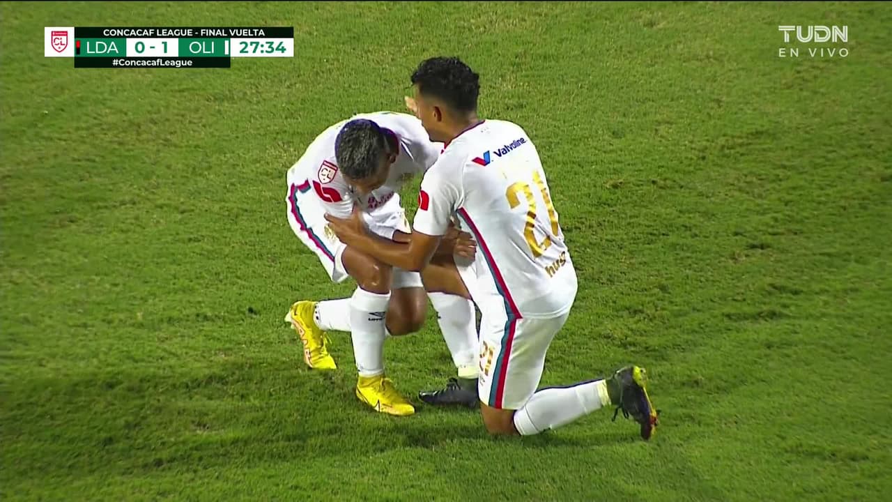 ¡GOOOL! José Pinto anota para Club Deportivo Olimpia.