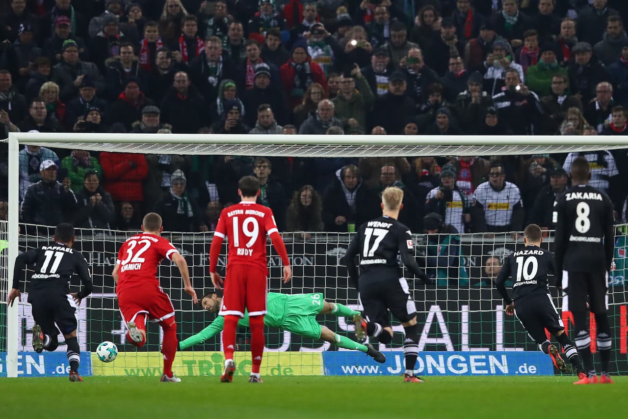 El belga Thorgan Hazard se encargó de cambiarlo por gol y poner en ventaja a su equipo.