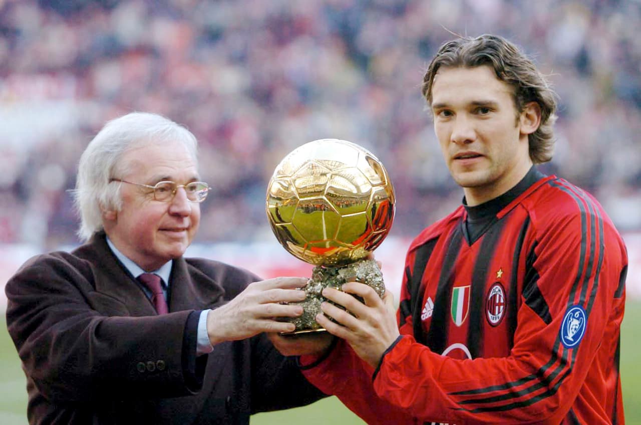 Andriy Shevchenko (Ucrania y AC Milan), 2004.