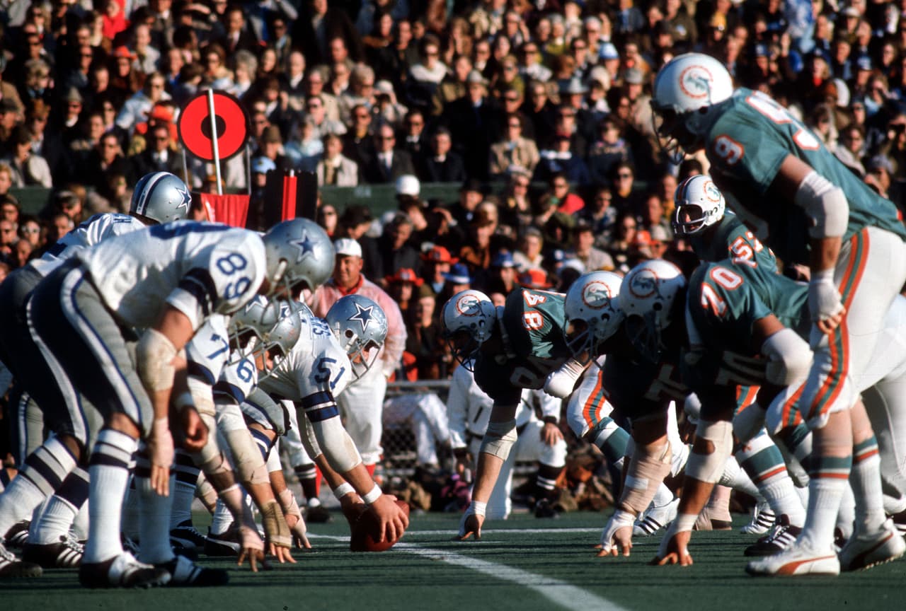 <b>5. Super Bowl VI: </b>en 1972 se enfrentaron los Dallas Cowboys con los Miami Dolphins en el Tulane Stadium de New Orleans.