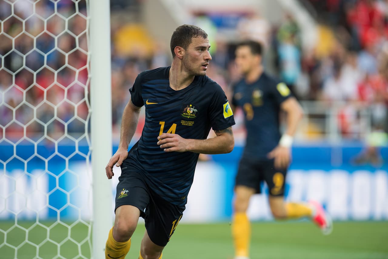 Primer gol del jugador del Melbourne Victory en esta Copa Confederaciones.