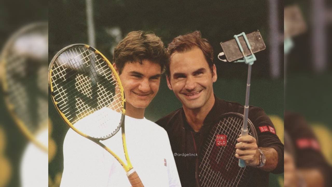 Roger Federer | Ard Gelinck realizó un asombroso trabajo para ‘juntar’ el pasado con el ‘presente’ de estos grandes atletas.