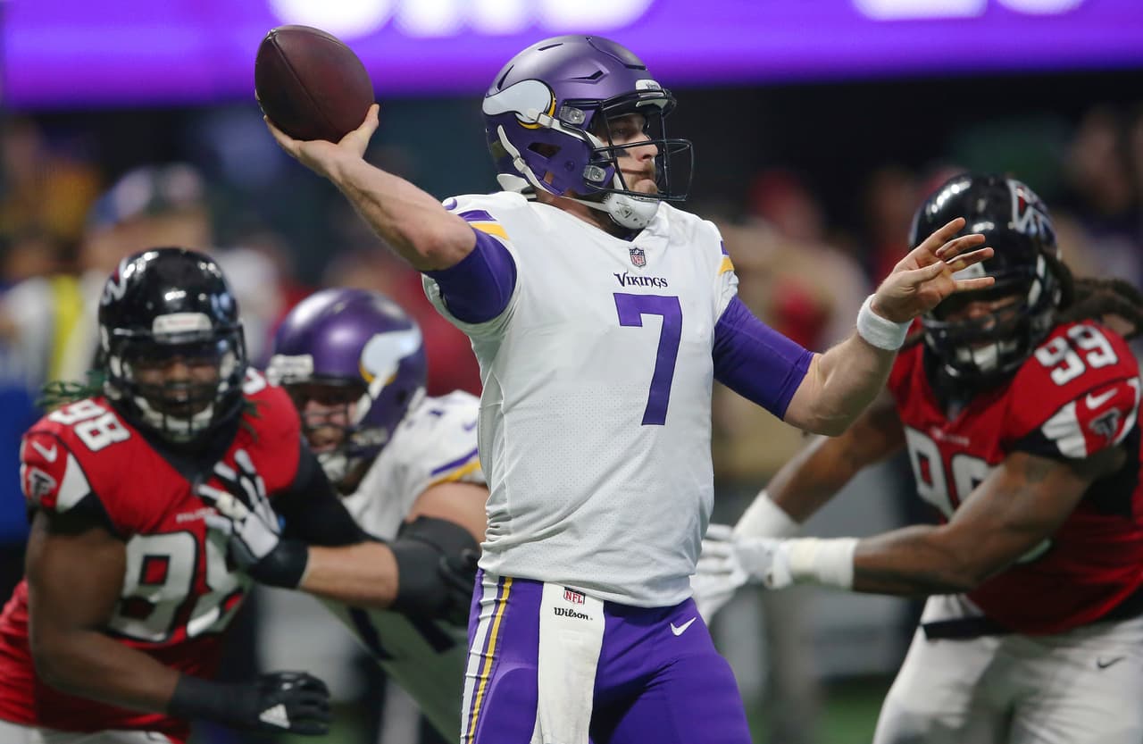 Los Vikings superan 14-9 a los Falcons y consiguen su octava victoria seguida 