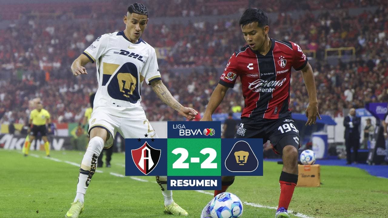 Atlas saca un punto agónico ante Pumas en la Jornada 5 del Clausura 2026