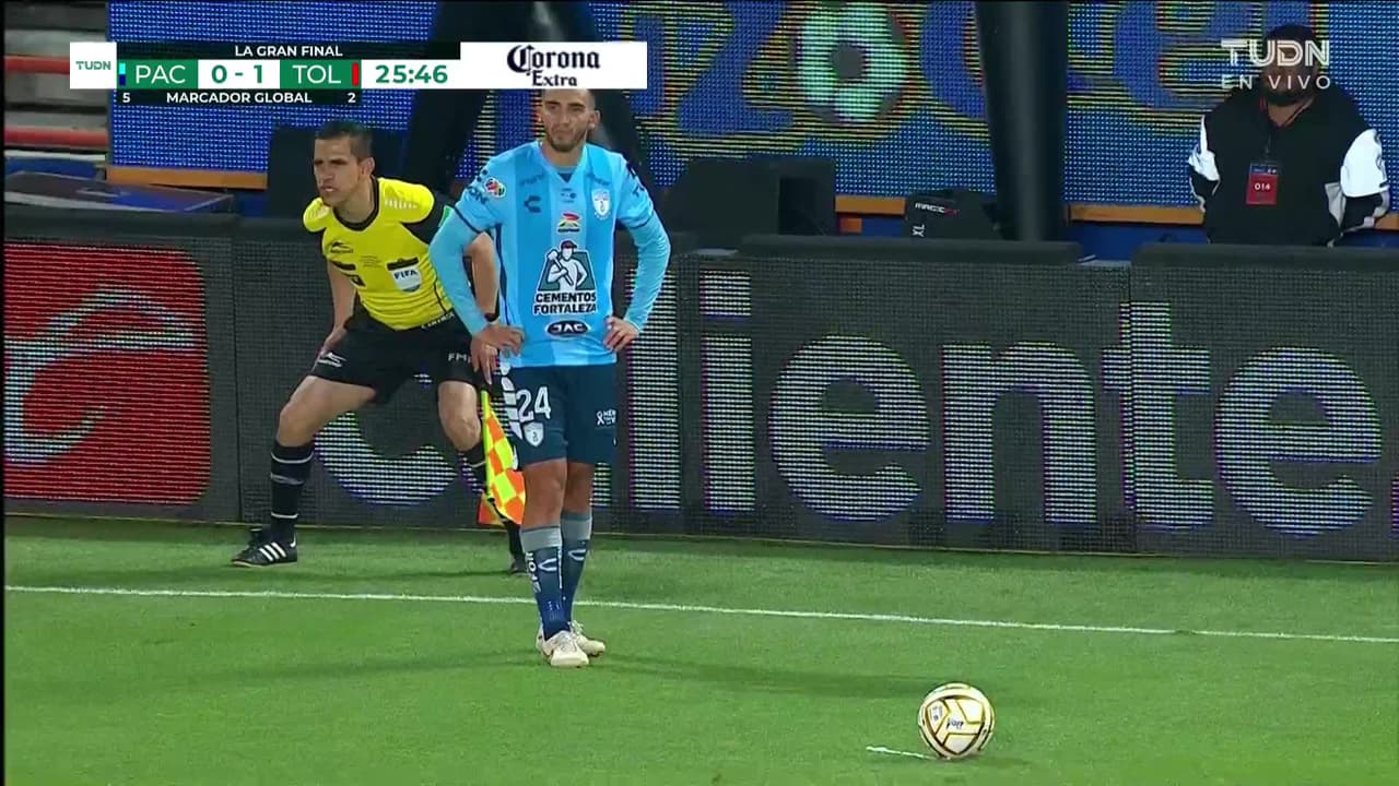 ¡TIRO ATAJADO! disparo por Luis Chávez.