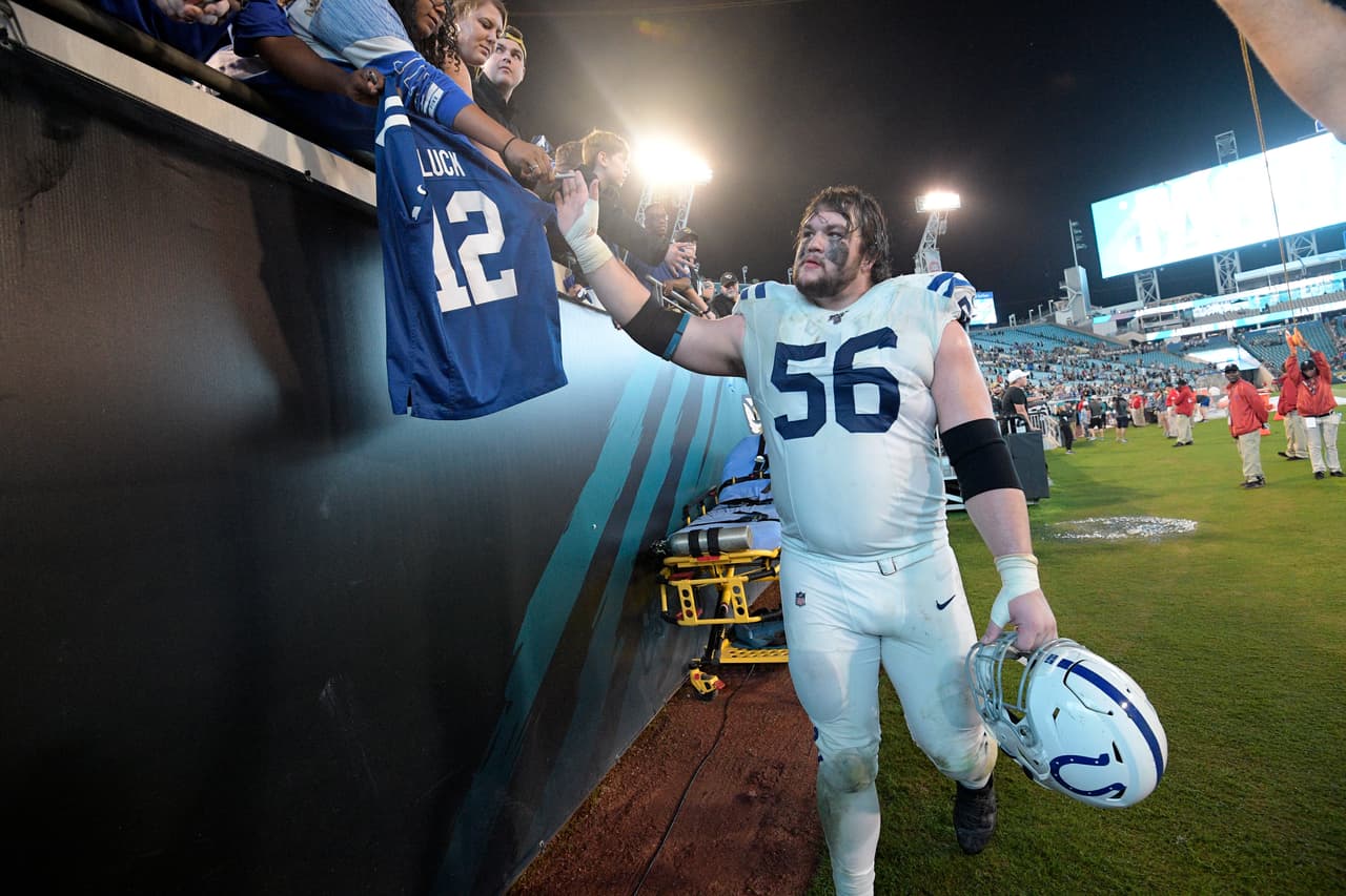 Como guardia, Quenton Nelson de Indianapolis Colts.