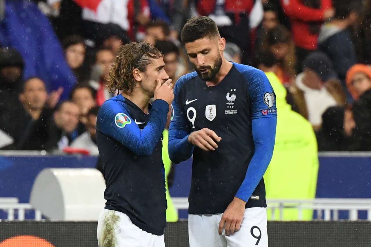 Griezmann elogia a Giroud tras ataque de Benzema