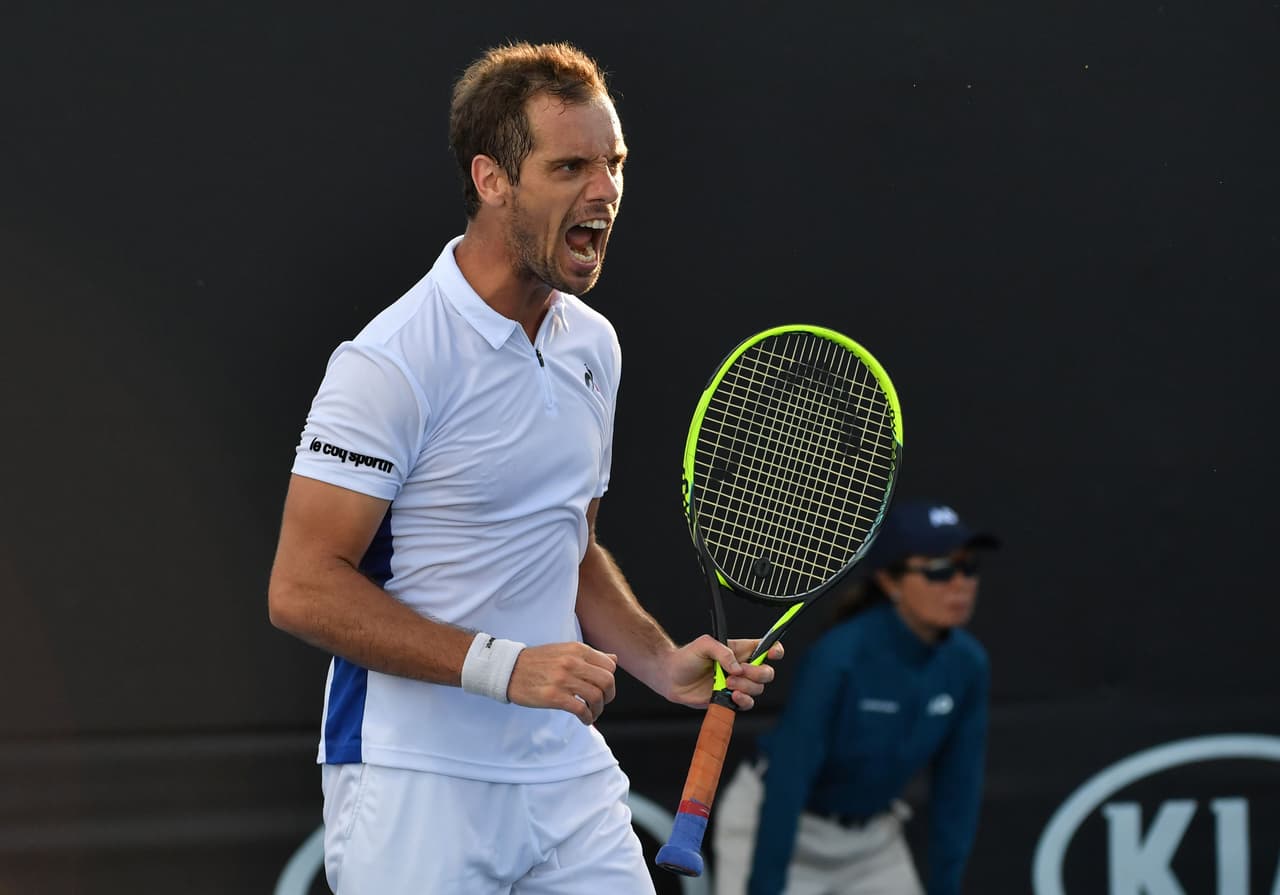 El francés Richard Gasquet (29 del mundo) se impuso con comodidad contra Blaz Kavcic con parciales 6-1, 6-4, 7-5.