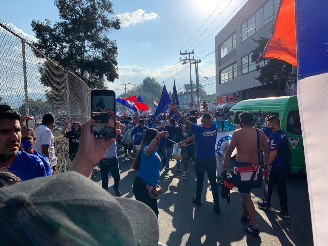 Los preparativos quedan listos para que el Estadio Azteca alberga la vuelta de las semifinales entre el Cruz Azul y Pachuca.