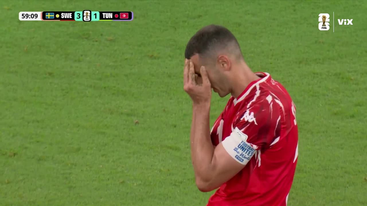 ¡Suecia está goleando a Túnez con golazo de Viktor Gyökeres!